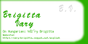 brigitta vary business card